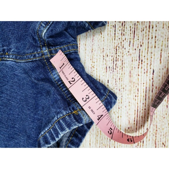 Tommy Jeans Size 9 Kelly Denim Shorts 100% Cotton Med Authentic Wash Juniors Y2K - Picture 8 of 9